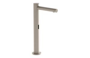 VitrA Origin Touch Free Tall Basin Mixer (Battery) - Brushed Nickel